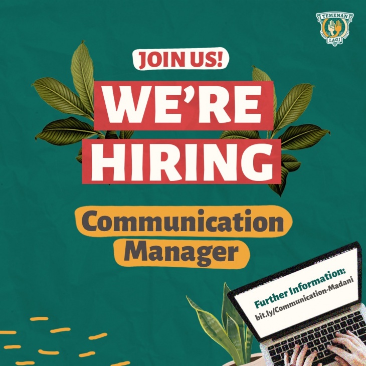 WE’RE HIRING: CONSULTANT COMMUNICATION MANAGER