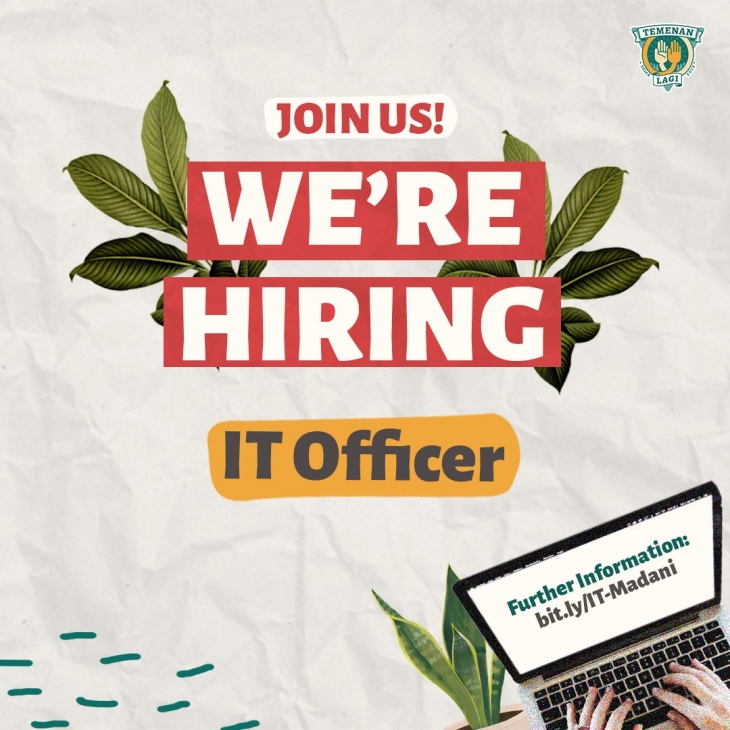 WE’RE HIRING: CONSULTANT IT OFFICER