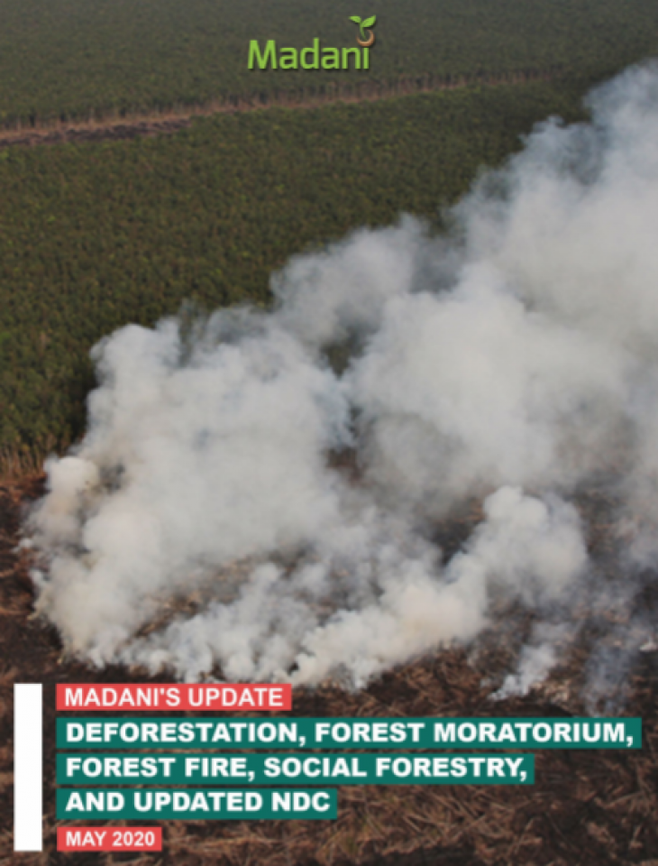 MADANI’S Update: Deforestation, Forest Moratorium, Forest Fire, Social Forestry, and Updates NDC, May 2020 Edition
