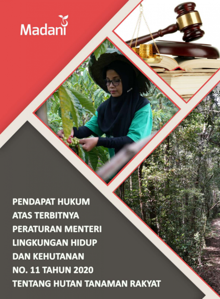 Pendapat Hukum Atas Terbitnya Peraturan Menteri Lingkungan Hidup dan Kehutanan No. 11 Tahun 2020 Tentang Hutan Tanaman Rakyat